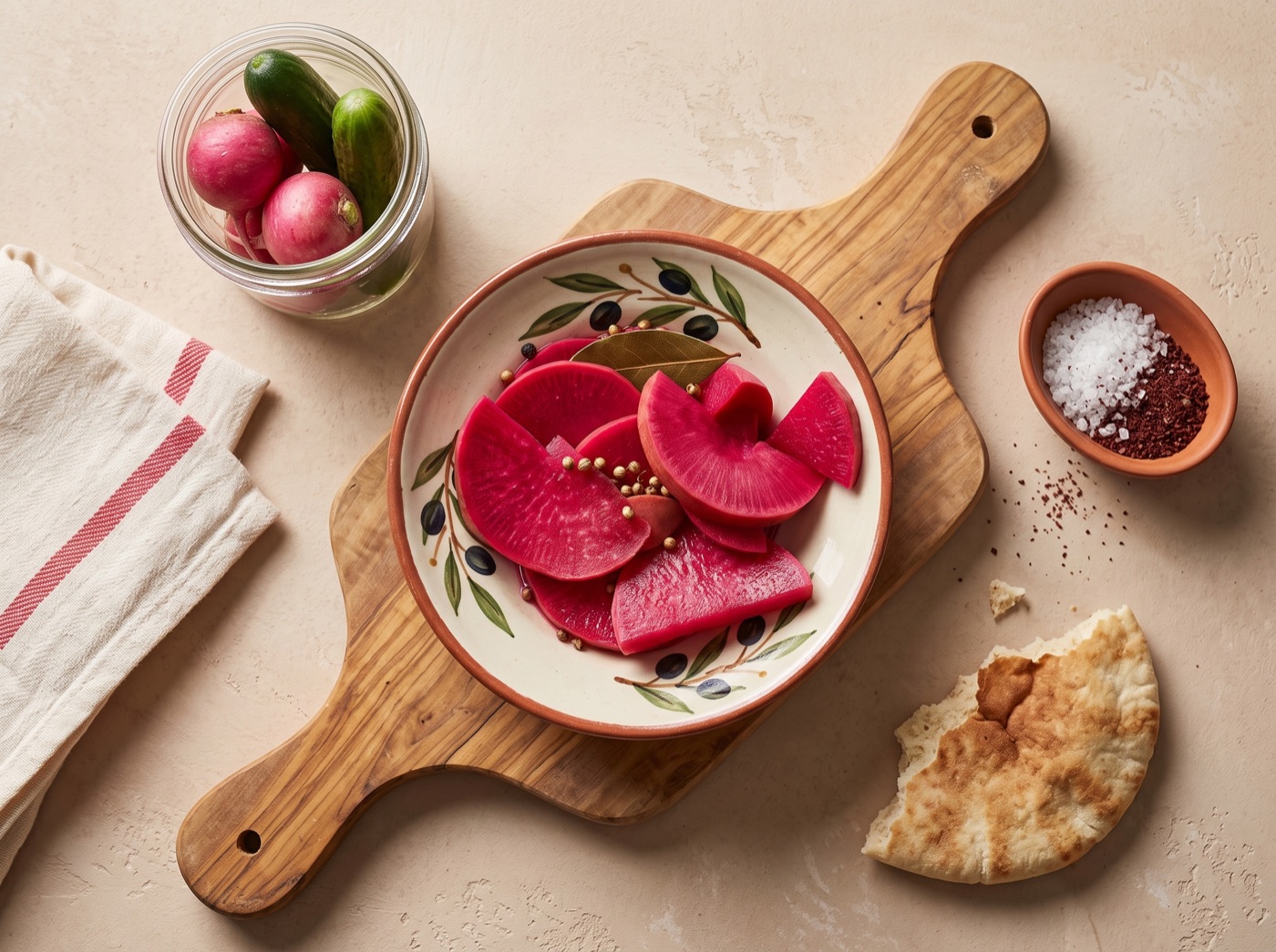 Liffit, Pink Pickled Turnips